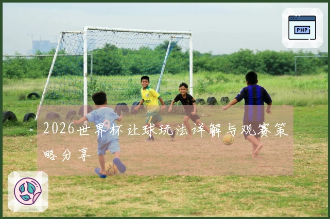2026世界杯让球玩法详解与观赛策略分享